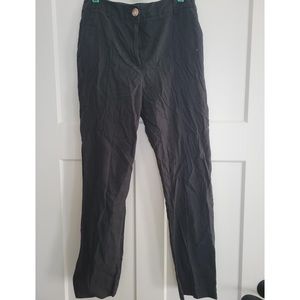 ASOS linen straight leg pants